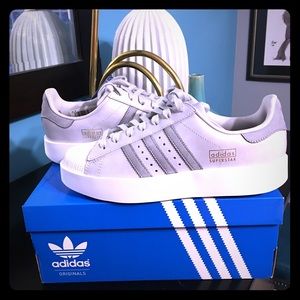 🛍BNIB🛍Adidas BOLD Superstars// 9 1/2// GREY